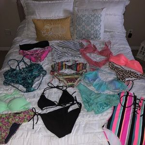 Two pieces and one piece swim